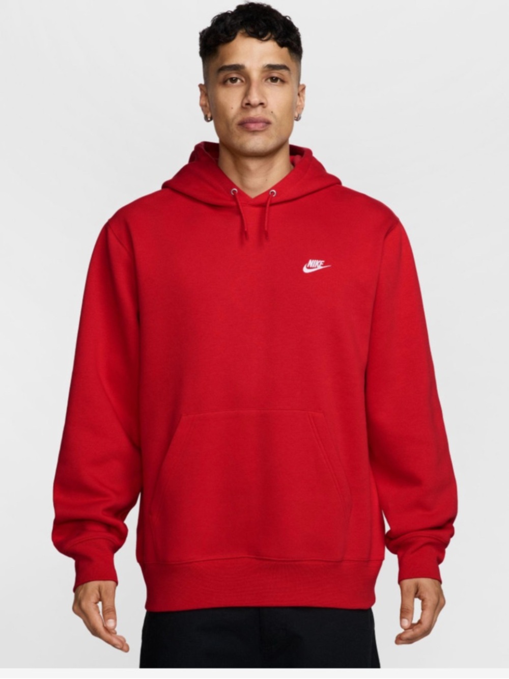 NWT Nike Men's Red Pullover Hoodie